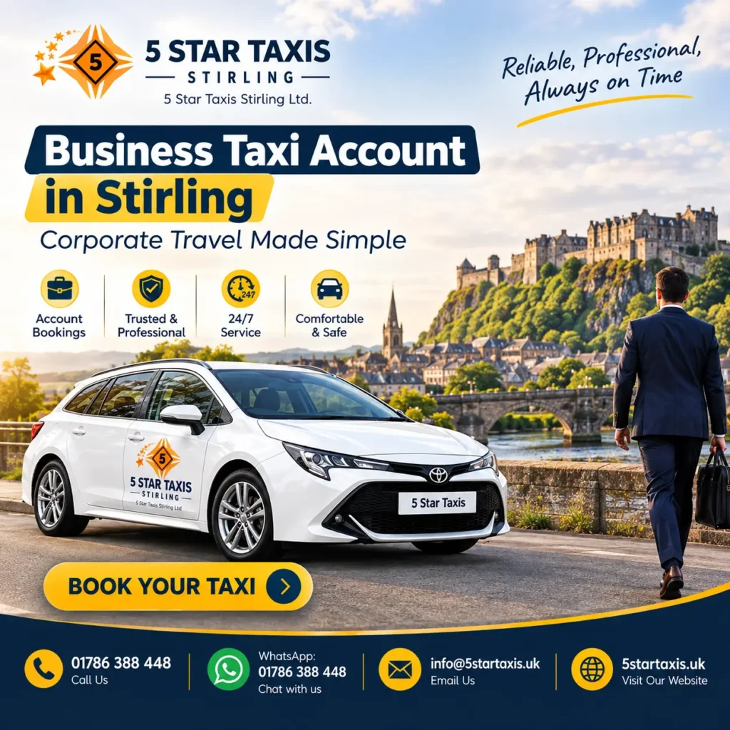 Business Taxi Account in Stirling
