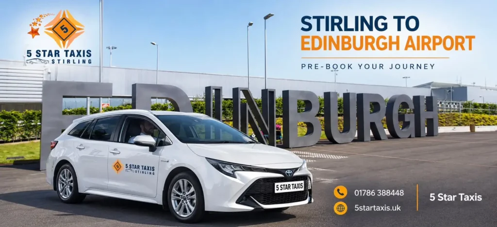Stirling to Edinburgh Airport Taxi