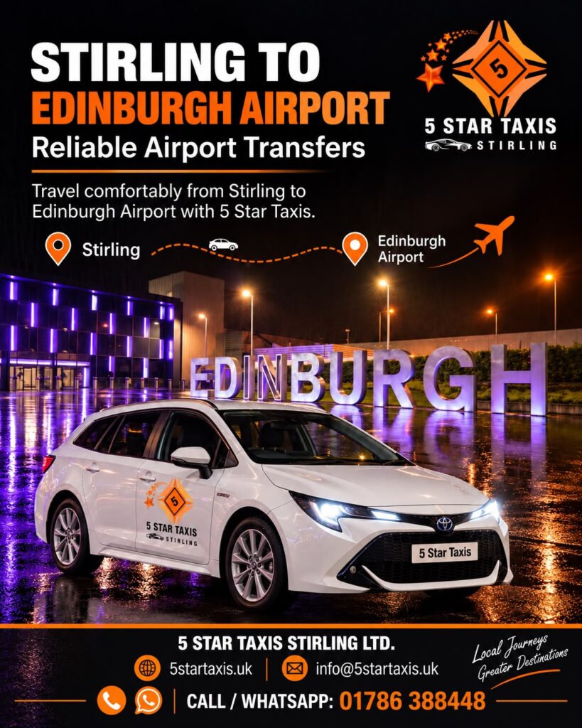 Stirling Airport Transfers: Glasgow or Edinburgh Cheaper?